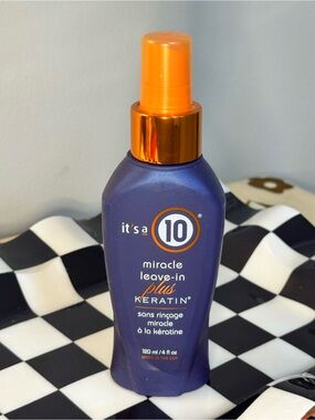 It's a 10 Miracle Leave-In Plus Keratin Spray – Blue with Orange